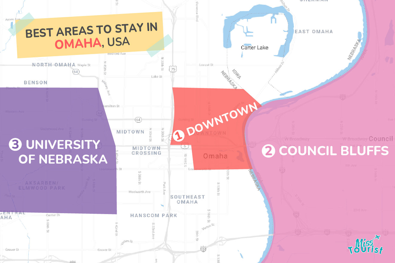 Where to Stay in Omaha Great Areas & Hotels (+ a Map!)
